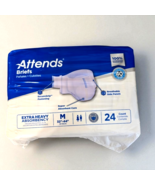 Attends Advanced Briefs Heavy Absorbency Unisex Medium Tab Closure 24 Ct... - $11.88
