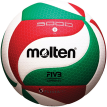 Molten V5M5000 Men&#39;s NCAA Flistatech Volleyball, Red/Green/White - $34.99