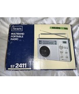 SEARS 57 2411 RADIO SR2400 SERIES Multiband AM FM TV MODEL in Orig Box - $99.00