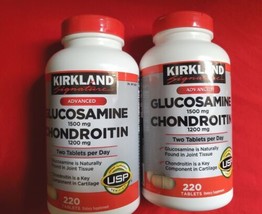 2 PACK KIRKLAND SIGNATURE GLUCOSAMINE &amp; CHONDROITIN - £59.02 GBP