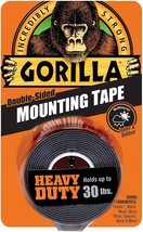Gorilla Glue Gorilla Double-Sided Heavy Duty Mounting Tape 1&quot;X60&quot;-Black - $24.99