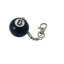 Vintage 8 Ball Keychain Keyring Novelty Advertising Souvenir Unique - £13.63 GBP