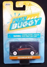 Jada Punch Buggy Slug Bug Volkswagen Beetle Matte Black red flash NEW - £5.54 GBP