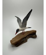 Vintage SeaGull Bird Drift Wood Folk Art 5 x 5 inches Desk Decor NB1 - $559.78 MXN