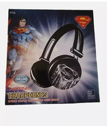 Superman On-Ear Headphones Black/Gray - Stylish &amp; Comfortable Sound Expe... - $7.02 CAD
