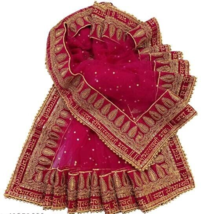 Sada Saubhagyawati Bhawa Dupatta Indain Bridal Party &amp; Wedding Odhani - £46.89 GBP