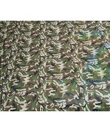 camouflage polyester jeweled fabric 62X60 Inch  - $20.00