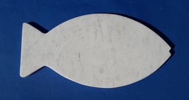 Board in white Carrara marble - Tagliere in marmo bianco Carrara - fish-... - £158.49 GBP