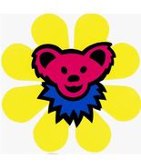 Grateful Dead  Dancing Bear Daisy Vinyl  Sticker Deadhead  Car Decal - $5.41 CAD