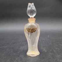 Vintage Empty Glass Bottle Guerlain Shalimar Paris Perfume Rosebud Stopper - $55.21 CAD