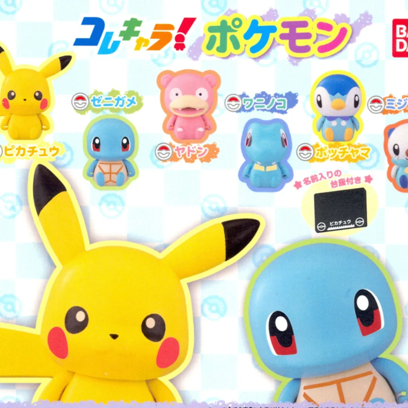 Original Pokemon Figures Capsule Toys Pikachu Anime Action Figurine Slowpoke - £17.84 GBP+