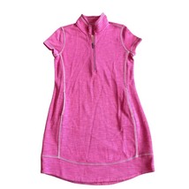 Tommy Bahama Tobago Bay Half-Zip Short-Sleeve Dress Pink Size XS Women&#39;s... - $72.57