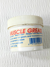 Vintage Penn Reel Muscle Grease 2 oz USA Fishing for gears waterproof wo... - $361.13 MXN