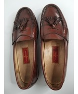 Cole Haan Loafers Moc Toe Tassel Mens Brown Leather Slip On Shoes 10D C0... - £27.02 GBP