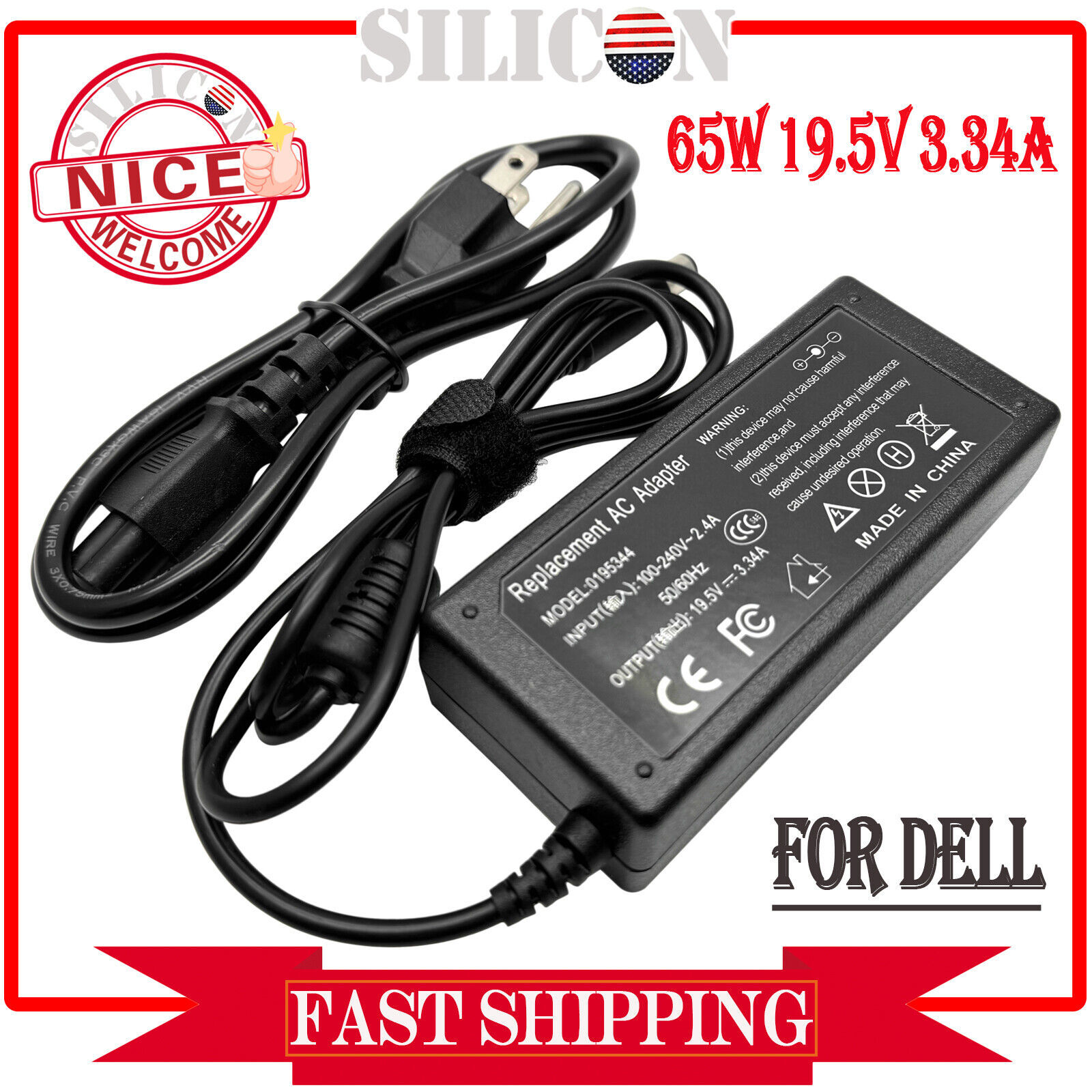 Primary image for Ac Adapter Charger For Dell Inspiron 15 7537 3537 5547 5557 Power Supply Cord