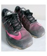 Nike Air Max 2016 Black Pink Running Shoes Women&#39;s 7.5 Model 806772-006 - $51.13 CAD
