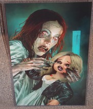 Evil Dead Rise Mother vs Tiffany Glossy Art Print 11 x 17 In Hard Plastic Sleeve - £19.92 GBP