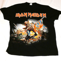 Iron Maiden Eddie Graphic T-Shirt Heavy Metal Rock Band Concert Mens Large - $15.89