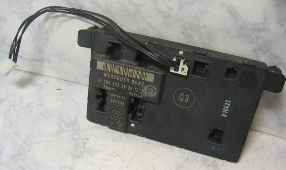 01-04 MERCEDES BENZ W203 PASSENGER RIGHT FRONT DOOR CONTROL MODULE 20382... - $24.26