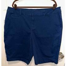 Market &amp; Spruce Shorts Navy Blue Chinos Casual Hiking Size 22W (40x10.5) - $13.84