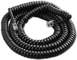 NEC DSX 25ft. Black Handset Cord Curly Coil For 24B 48B Business Telephones - £4.65 GBP