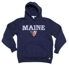 Vintage Y2K Russell University Of Maine Blackbears Hoodie Sweatshirt Size M - $29.05