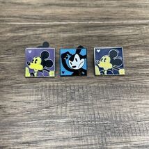 Lot of 3 Disney Mickey Mouse Hidden Mickey Colorblock Trading Pins KG JD - $4.94
