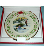 Lenox Holiday Collector Plate 2013 Cutting Down Christmas Tree 11&quot; Limit... - £35.94 GBP