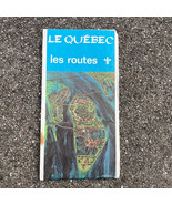 ORIGINAL Le Québec Les Routes Pocket Map, 1969 - £8.40 GBP