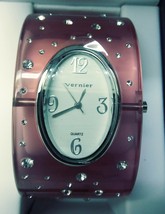 Hard To Find Women&#39;s Vernier Pink With Rhinestones Embellished Bracelet&#39;... - $54.45