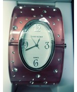 Hard To Find Women&#39;s Vernier Pink With Rhinestones Embellished Bracelet&#39;... - £42.64 GBP