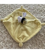 Burts Bees Baby Yellow Black White Crinkle Fleece Bee Lovey Security Bla... - $228.56 MXN