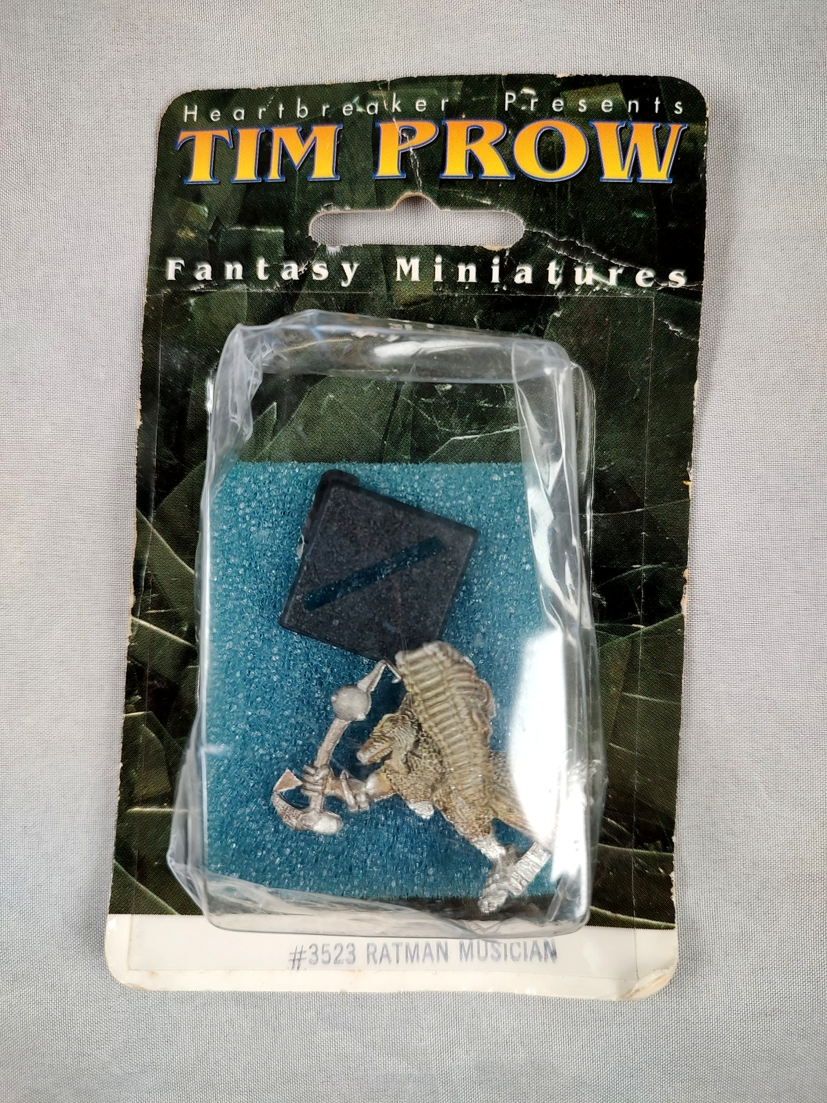 Tim Prow Fantasy Miniatures #3523 Ratman Musician AD&amp;D D&amp;D 1994 Sealed READ - $6.79