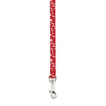 Casual Canine Pooch Patterns Dog Leads 4 ft x 5/8 in Red Bone - $742.38 MXN