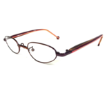 Vintage la Eyeworks Eyeglasses Frames RAY 464 Purple Red Round 45-20-125 - $60.23
