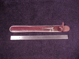 L. S. Starrett Company 6 Inch Metal Ruler, No. 309R, with pocket holder ... - $8.95