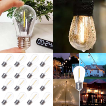 16P Outdoor Patio String Light Replacement Bulbs Shatterproof Waterproof... - $15.92