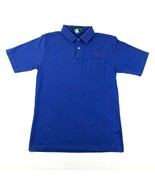 Vintage Detroit Pistons Mens L Blue Polo Shirt Single Stitch Pocket NWOT - £18.42 GBP