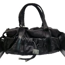 Authentic Burberry Black Leather Hobo Shoulder Bag - $188.09