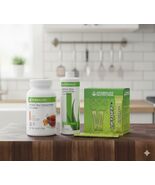 Herbalife Peach Tea 3.6 oz + Original Aloe Pint+30 Lemon Lime LiftOff Stcks - $222.30 CAD