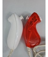 Wii Nunchuk Controller White &amp; Rock Candy Wii Remote Pair - £10.21 GBP