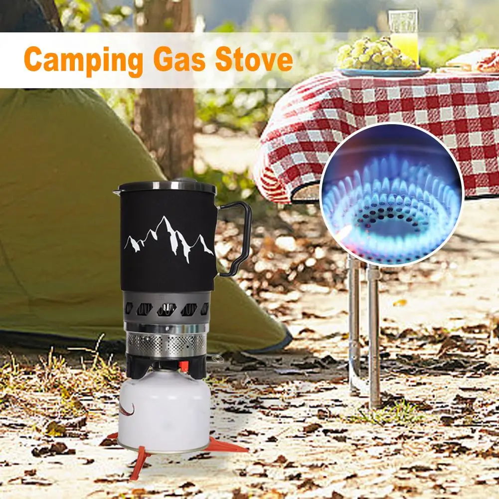 0.9L Food Grade Aluminum Outdoor Camping Stove Camping Reactor Heat Stove - £50.78 GBP+
