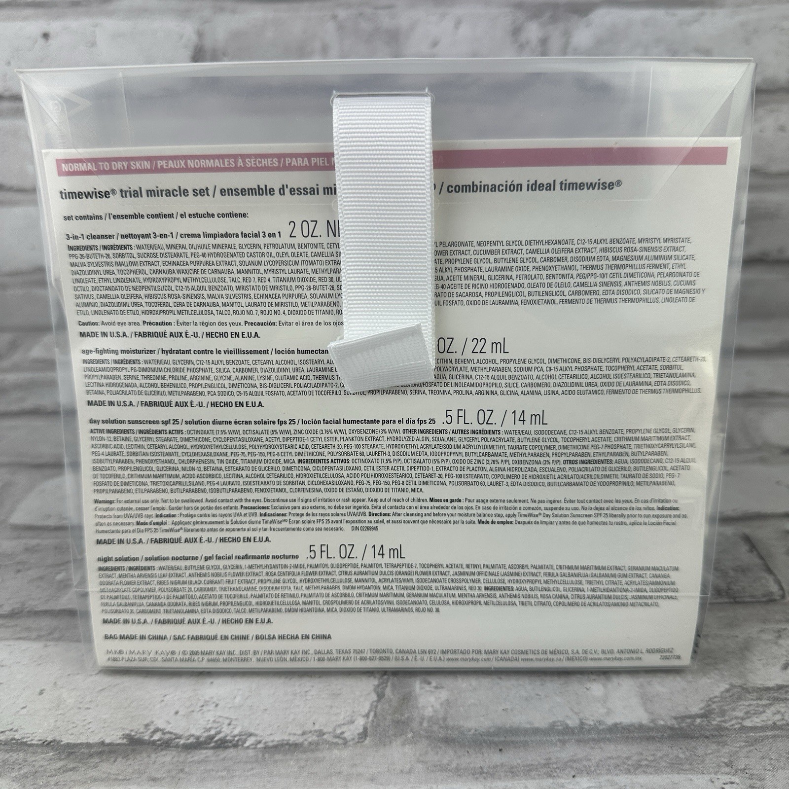 Mary Kay Timewise Trial Miracle Set Normal to Dry Skin Kit NEW Old Stock Item image 2