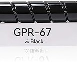Gpr-67 Black Toner Cartridge Remanufactured Gpr67 Xxl Gpr 67 High Page Y... - $313.99