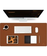 K Knodel Large Office Leather Desk Mat, Mouse And Keyboard, 31.5&quot;X15.7&quot;,... - $53.39 CAD