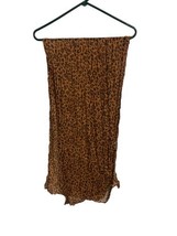 Unbranded  rectangular leopard spot scarf polyester finished 62 by 15 in... - $7.63