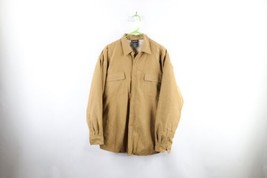 Vintage 90s Streetwear Mens XL Faded Fleece Lined Collared Button Shirt ... - $69.25
