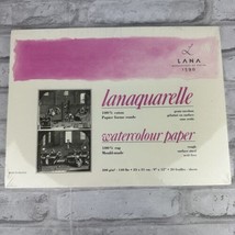 Lana Lanaquarelle Watercolor Paper 9x12 Pad 100% Cotton 140lbs 20 Sheets - £38.96 GBP