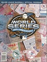 2003 Major League Baseball &quot;World Series&quot; Program In New, Unused, Mint Condition - £40.09 GBP