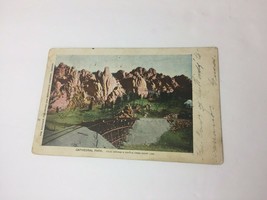 1906 Colorado Springs &amp; Cripple Creek SHORT LINE RAILROAD Card. Manitou ... - $16.78